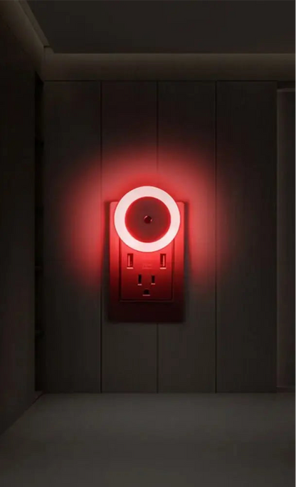 Red Light Energy Saving Socket Light