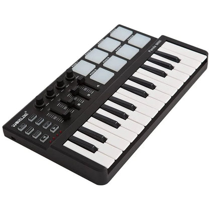 Worlde Panda Tuna MIDI Controller Portable 25-Key USB Keyboard & Drum Pad Music Arranger Keyboard Electronic Sound Controller