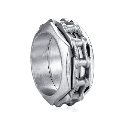 Chain Turning Ring Decompression Anti-Anxiety Ring