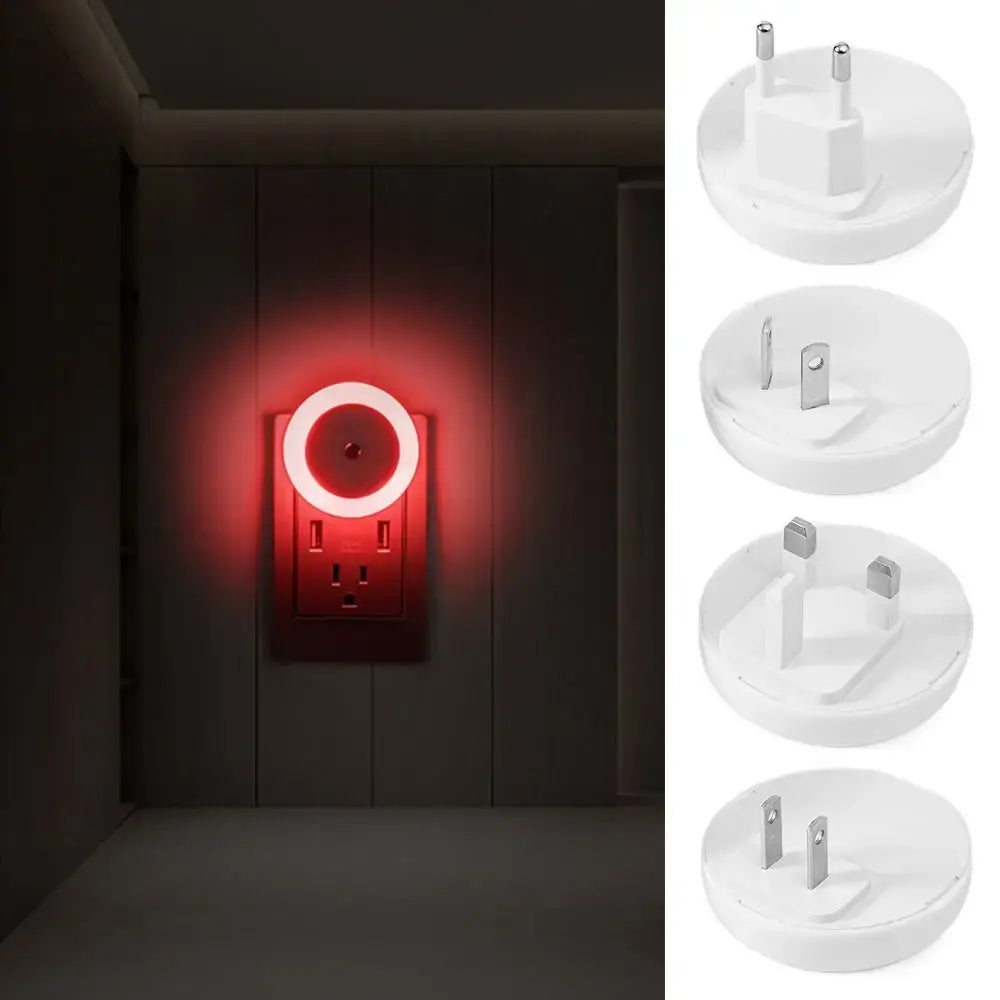 Red Light Energy Saving Socket Light